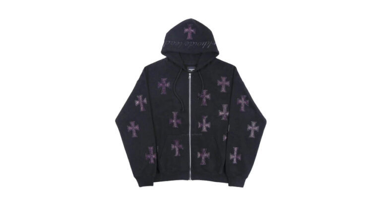 unknown london rhinestone hoodie